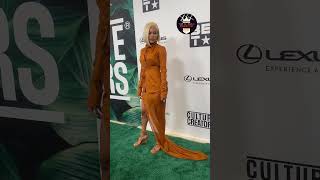 Teyana Taylor Arrives At The CULTURECREATORS Brunch BETNetworks Awards teyanataylor [upl. by Dryfoos]