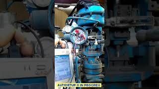 Auto Set up avp positioner control valve Azbil with CFN 100 amp CA71 [upl. by Heathcote]