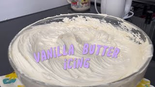 Vanilla buttercream  Easy to make at home [upl. by Stevena]