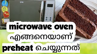 How to Preheat IFB Microwave Oven in Malayalam  IFB Microwave Oven Review EP199 [upl. by Inattyrb498]