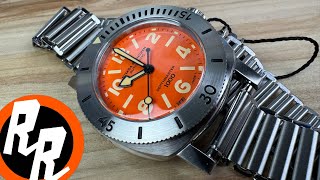 Nivada Grenchen Depthmaster 1000 Orange Exquisite Timepieces [upl. by Yks]