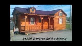 Amish Made Cabins Cabin Deliverymp4 [upl. by Renruojos]