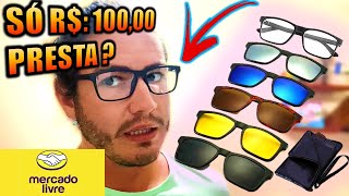 Comprei um OCULOS DE 100 REAIS no Mercado Livre Presta  É bom [upl. by Draillih]