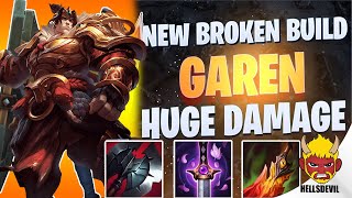 CRAZY DAMAGE GAREN WILD RIFT BUILD  FULL AD [upl. by Stanwinn]