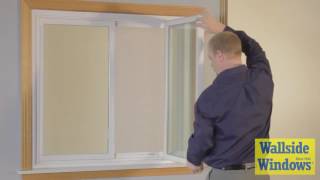 Wallside Windows Tilt and Slide Window Half Screen Operation [upl. by Conger]