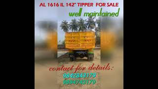 AL 1616 IL 2011 MODEL 142 TIPPER LORRY FOR SALE [upl. by Nafri]