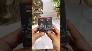 Nykaa liquid matte lipstick nykaalipstickhaul nykaaliquidlipstick brownlipstick mattelipstick [upl. by Ylelhsa]