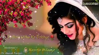 Old Romantic Song Status Palken Utha Ke Dekhiye Udit Narayan Romantic Songs [upl. by Radek]