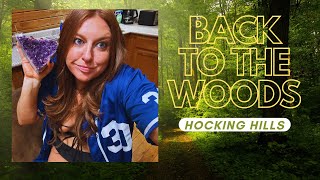 Chalet Hocking Hills  Old Man’s Cave  Vlog [upl. by Sirenay]