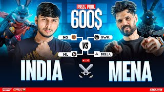 INDIA BD vs MENA QUARTER FINAL DAY  3 🔥🏆 DO OR DIE 🥵 NG GWK NL BM nonstopgaming free fire live [upl. by Eisen]