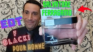 Salvatore Ferragamo F Black Edt il marchio che fa le Scarpe a tutti [upl. by Eadrahc]