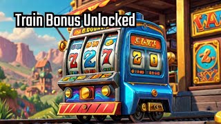 All Aboard Slot Unlocks Epic Train Bonus Cash [upl. by Atimad]