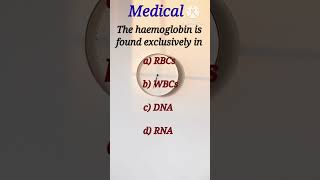 The haemoglobin is foundneetbiologymcqsneetmcqs [upl. by Bowie]