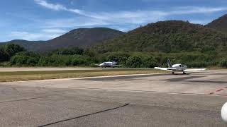 Cessna Citation M2 Take Off at La MôleSt Tropez Airport [upl. by Llednew120]