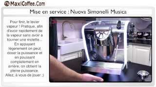 Mise en service  Nuova Simonelli Musica  Les Tutos MaxiCoffee [upl. by Adianez]