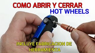 COMO ABRIR Y CERRAR UN HOT WHEELS [upl. by Asirb9]