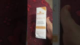 mel  x melasma face wash melasmatreatment pigmentation shortsviral [upl. by Norehc]