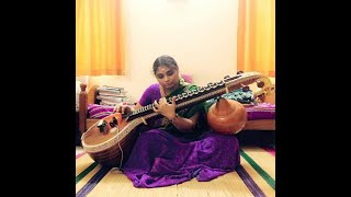 Nadhiyil Aadum Poovanam  Kadhal Oviyam  Veena Rendition [upl. by Rosenfeld]