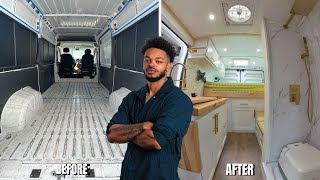 I Transformed a Work Van into a Mobile Home  Full Build Start to Finish [upl. by Plantagenet]