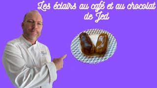 La recette des éclairs au café ou au chocolat facile et rapide à réaliser recette traditionnelle [upl. by Elleynad]