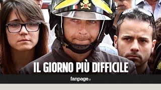 Terremoto le lacrime dei vigilieroi ai funerali della piccola Marisol [upl. by Kipp]