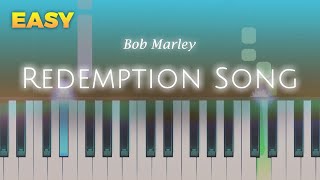 Bob Marley  Redemption Song  EASY Piano TUTORIAL by Piano Fun Play [upl. by Armanda]