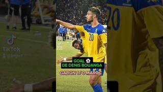 GABON VS MAROC LIVE STREAMING HIGHLIGHTS EN DIRECT AUJOURDHUI BUT DE DENIS BOUANGA FACE AU MAROC [upl. by Naujek]