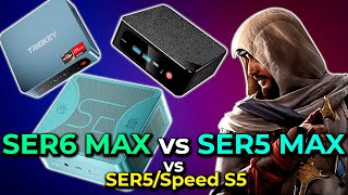 Assassins Creed Mirage  Beelink SER6 MAX vs SER5 MAX vs SER5 Gaming Performance Test [upl. by Hanad927]