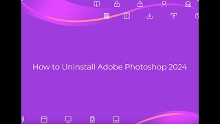 How to Uninstall Adobe Photoshop 2024 with Total Uninstaller 2024 [upl. by Nyliram]