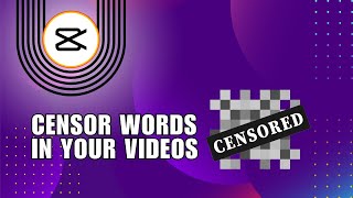 😍 STEPS How to censor words In your videos using capcut capcut [upl. by Nhtanhoj]