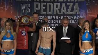 Vasyl Lomachenko vs José Pedraza  Weigh in [upl. by Haynes]