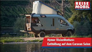 Hymer VisionVenture Enthüllung des Concept Cars auf dem Caravan Salon 2019 [upl. by Aiehtela]