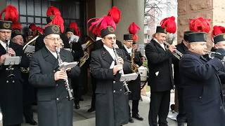 Orkiestra dęta KWK Marcel  Barbórka 2019  Święto Górników w Radlinie [upl. by Stevens966]