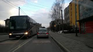 TRASA KRAKÓW GALERIA BONARKA  PLAC TARGOWY RYBITWY 18022018 [upl. by Aridaj]