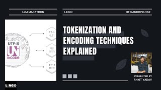 LLM Marathon series  Tokenization and Encoding Techniques Explained [upl. by Belcher]