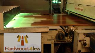 Prefinished Hardwood Flooring  See how it works [upl. by Itsuj]