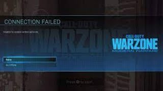 How To Fix Warzone Stuck On Connecting To Online Services Tutorial [upl. by Reginnej983]