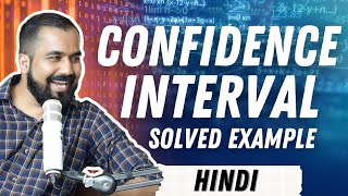 Confidence Interval Explained in Hindi with a Solved Example [upl. by Becht]