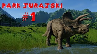 Jurassic World Evolution PL 1  park jurajski symulator dinozaurów [upl. by Adriene839]