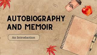 AutobiographyBiography amp Memoir [upl. by Encrata]