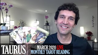 TAURUS March 2020 Live Extended Intuitive Tarot Reading amp Meditation by Nicholas Ashbaugh [upl. by Eceinaj509]