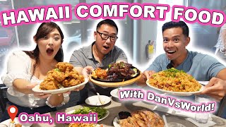 LOCAL COMFORT FOOD  Oahu Hawaii Local Hawaii Favorites [upl. by Eidson]