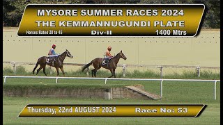 Race No 2 The Kemmannugundi Plate DIV  2 [upl. by Hassin171]