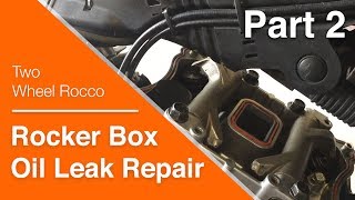 How To Harley Davidson Sportster Rocker Box Oil Leak Repair Part 2 [upl. by Behka473]