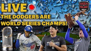 Mason amp Ireland THE DODGERS ARE WORLD SERIES CHAMPIONS The Celebration Continues on ESPN LA [upl. by Karel]