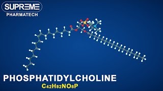 Phosphatidylcholine  C42H82NO8P  3D molecule [upl. by Oskar]