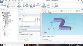 Turbulent Flow Analysis by COMSOL MultiphysicsStreamlines and Vortices Fluid Flow Module [upl. by Gluck]