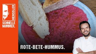 Schnelles RoteBeteHummus Rezept von Steffen Henssler [upl. by Irmo]