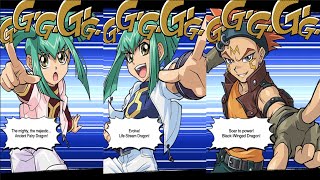 YuGiOh Duel LinksAll Signer Dragon Summoning Animations Life Stream Dragon update [upl. by Epilihp]