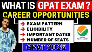 GPAT 2025 Complete Details  Eligibility amp Pattern Application Dates Syllabus Admit Card [upl. by Ralli]